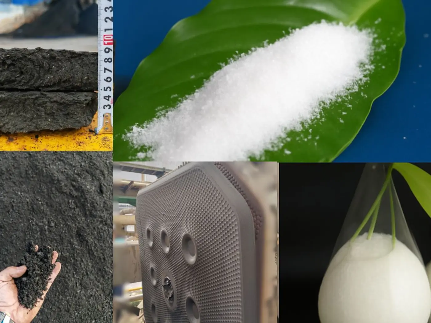 Sample sludge dan polymer untuk evaluasi jar test
